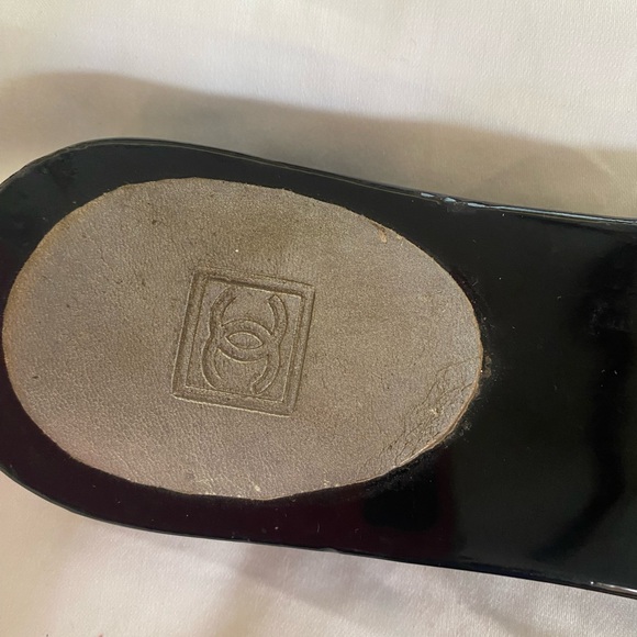 Classic Chanel black “dr Scholls” like sandals - Picture 10 of 11